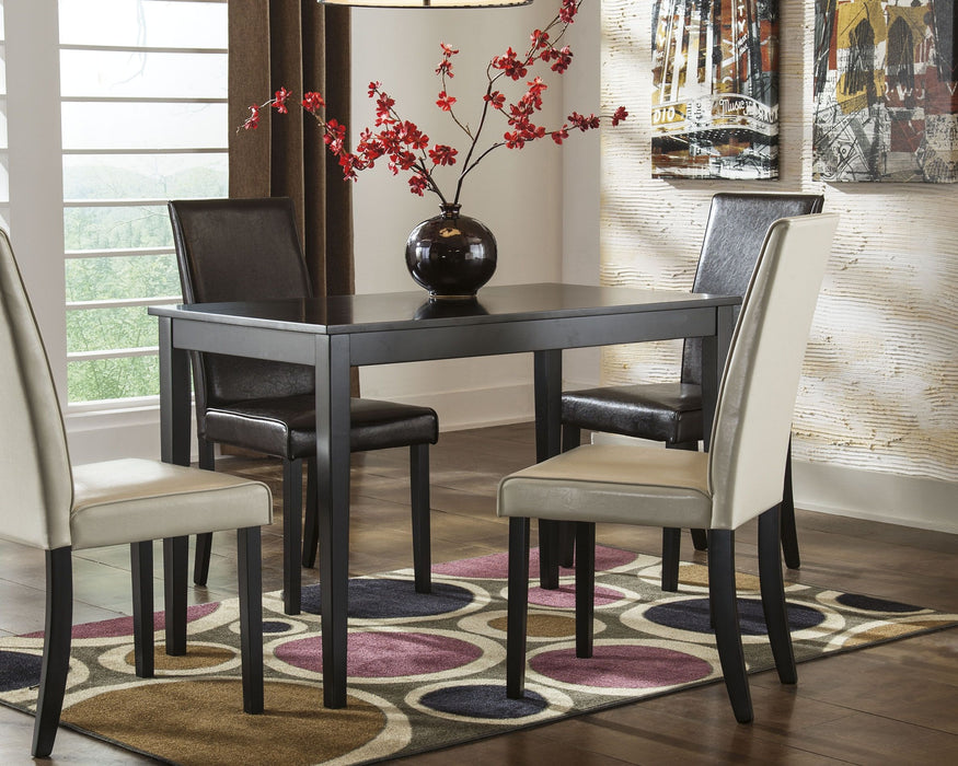 Kimonte - Dark Brown - Rectangular Dining Room Table