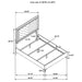 Buckley - Panel Bed With LED Trim Furniture Max