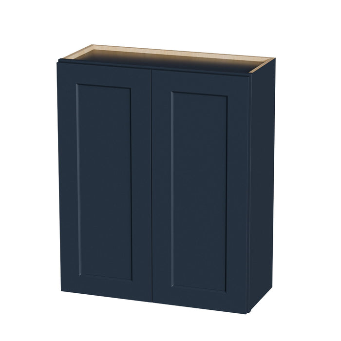 Shaker Wall Cabinet With Soft Close Hinges, Adjustable Shelves, Double Door Home Essentials