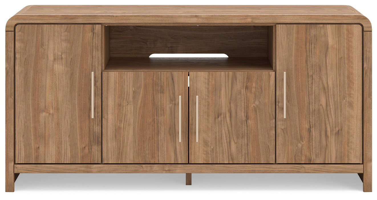 Dovander - Extra Large TV Stand - Brown Signature Design by Ashley®