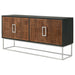 Washoe - 4 Door Accent Cabinet - Walnut Furniture Max