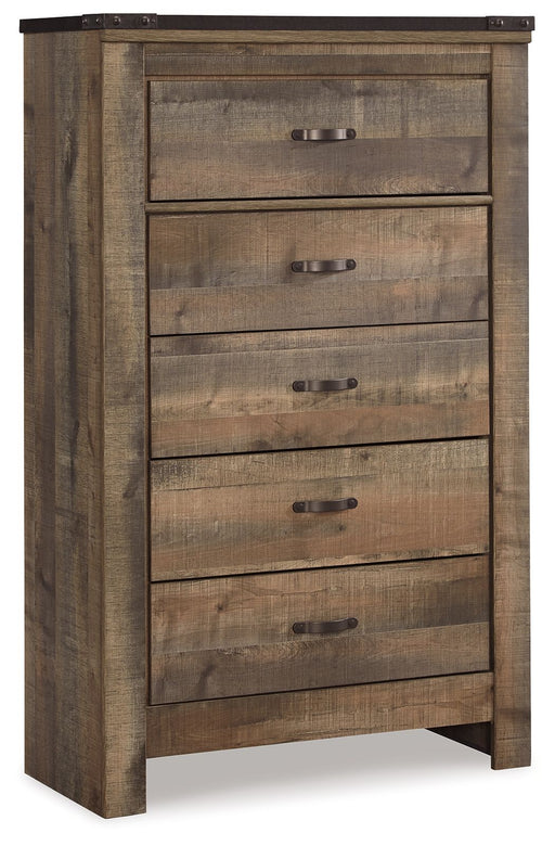 Trinell - Five Drawer Chest - Brown Signature Design by Ashley®