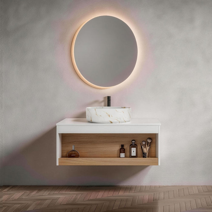 Floating Bathroom Vanity With Vessel Sink Home Essentials