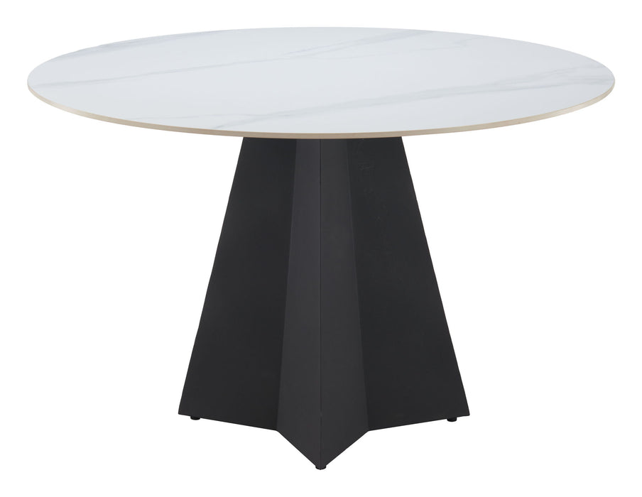 Izar - Dining Table - White Zuo Modern