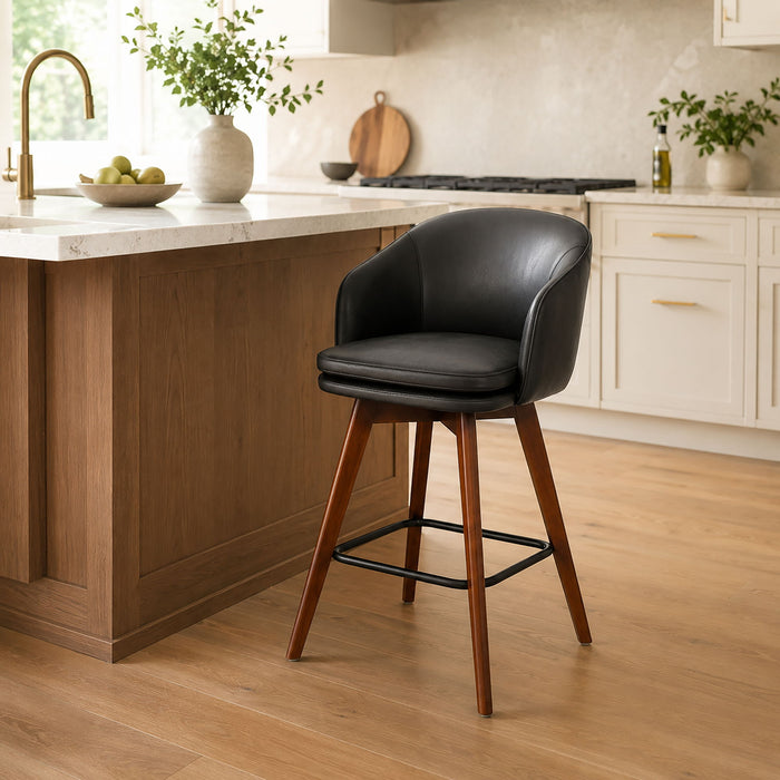 Adjustable Bar Stool - Antique Black Home Essentials
