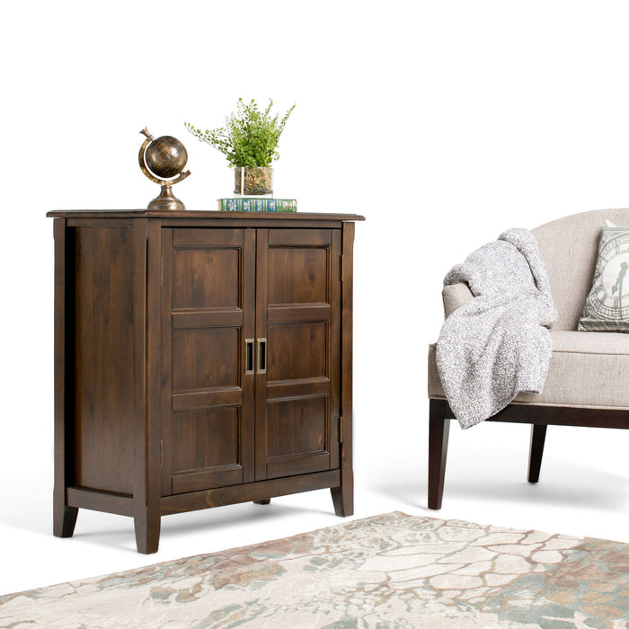 Burlington - Handcrafted Low Storage Cabinet Simpli-Home