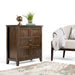 Burlington - Handcrafted Low Storage Cabinet Simpli-Home