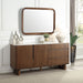 Harvey - Accent Mirror - Walnut ACME