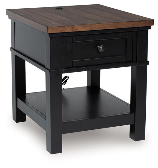 Wildenauer - Rectangular End Table - Brown / Black Signature Design by Ashley®