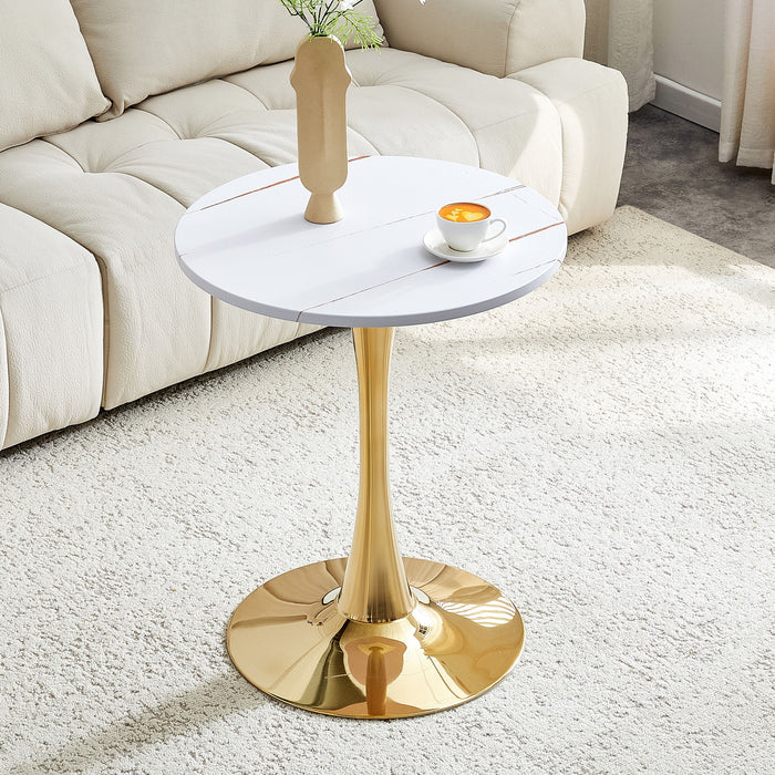 Round Dining Table With Thickened Top For Kitchen Home Essentials