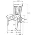 Auburn - Dining Side Chair (Set of 2) - Natural / Light Brown Furniture Max