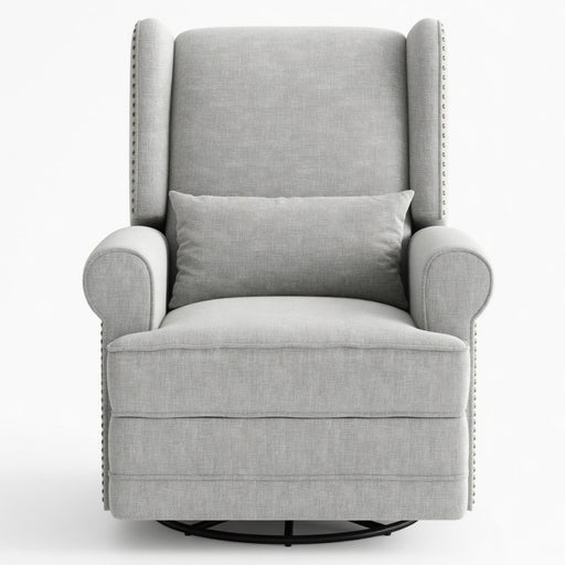Extra Wide Swivel Recliner Glider Chair With Footrest Home Essentials