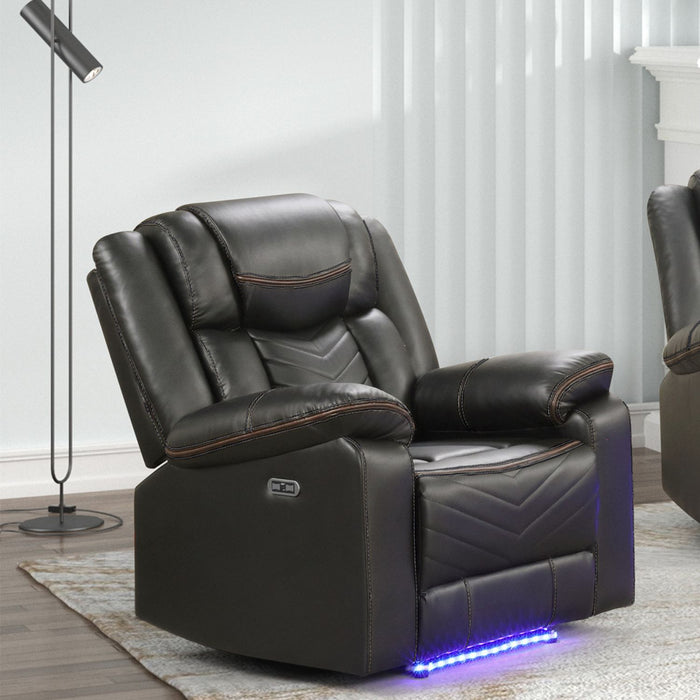 Challenger - LED Power Recliner Chair Matrix Furniture Group