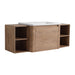 Wall Mounted Bathroom Vanity With Sink, Storage Shelves & Soft Close Door Home Essentials