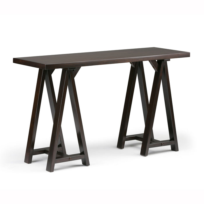 Sawhorse - Handcrafted Console Sofa Table Simpli-Home