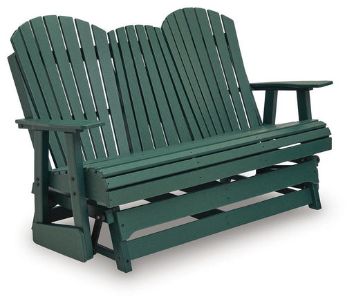 Shell Beach - Loveseat Glider - Green Signature Design by Ashley®