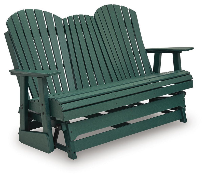 Shell Beach - Loveseat Glider - Green Signature Design by Ashley®