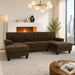 U-Shaped Sofa With Dual Chaise Home Essentials