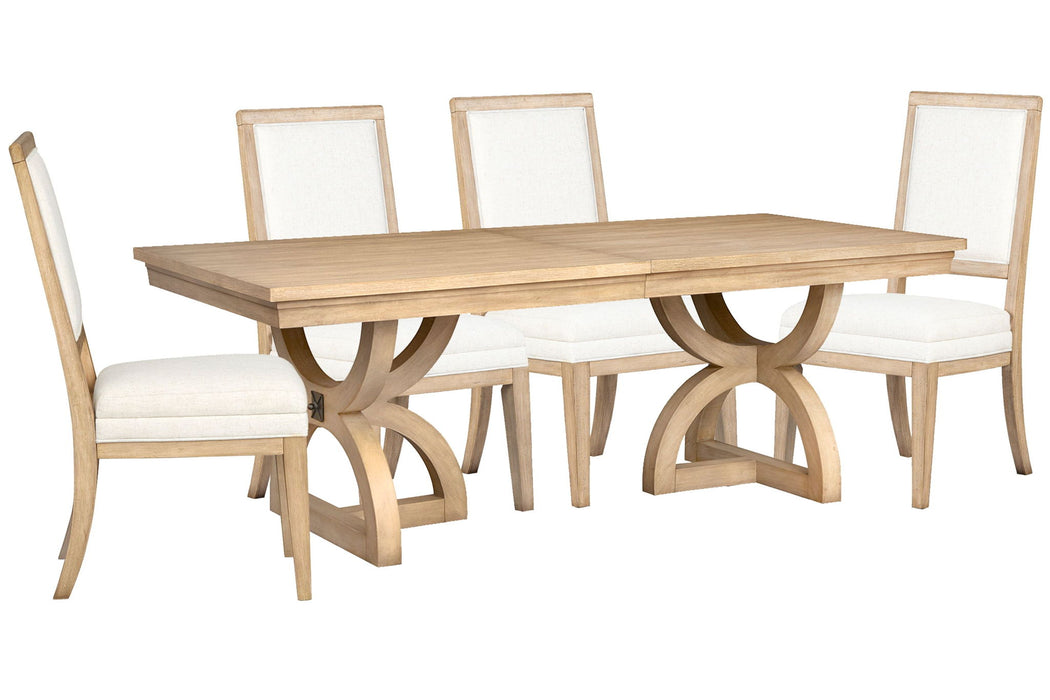 Coventry - Extendable Trestle Dining Table Set Magnussen Furniture
