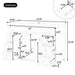 Bathroom Vanity & Sink, 6 Soft Close Drawers & Double Doors - White Noble House