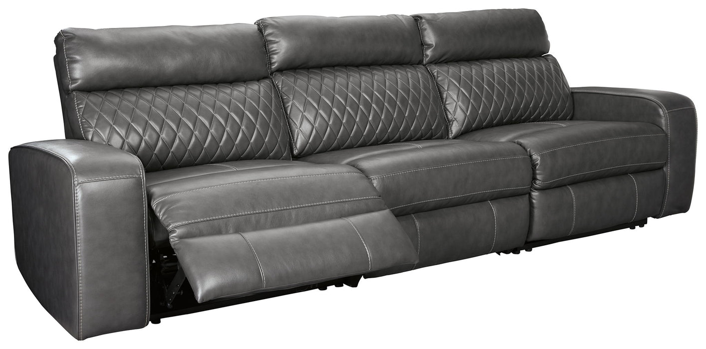 Samperstone - Power Reclining Sectional Signature Design by Ashley®