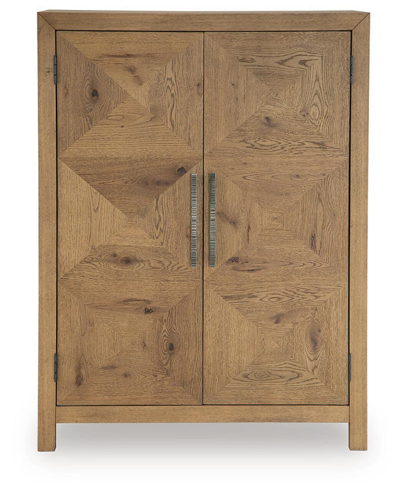 Clayburns - Bar Cabinet - Light Brown Signature Design by Ashley®