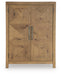 Clayburns - Bar Cabinet - Light Brown Signature Design by Ashley®