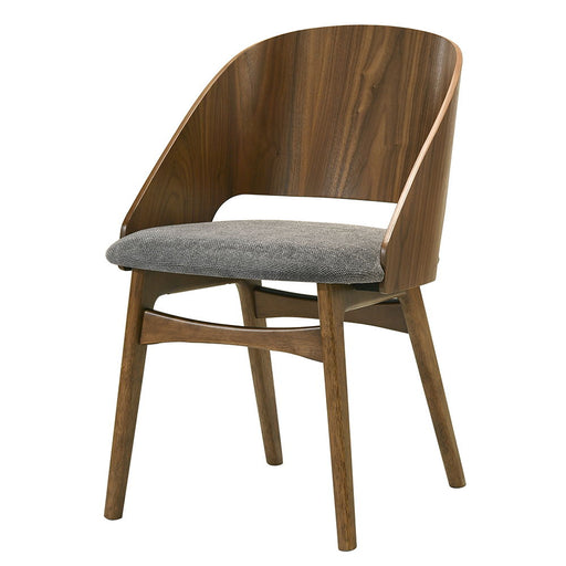 Delmon - Side Chair (Set of 2) - Dark Walnut / Gray ACME