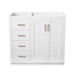 Retro Style Bathroom Vanity, 3 Drawers & Soft Closing Doors Hearth and Haven