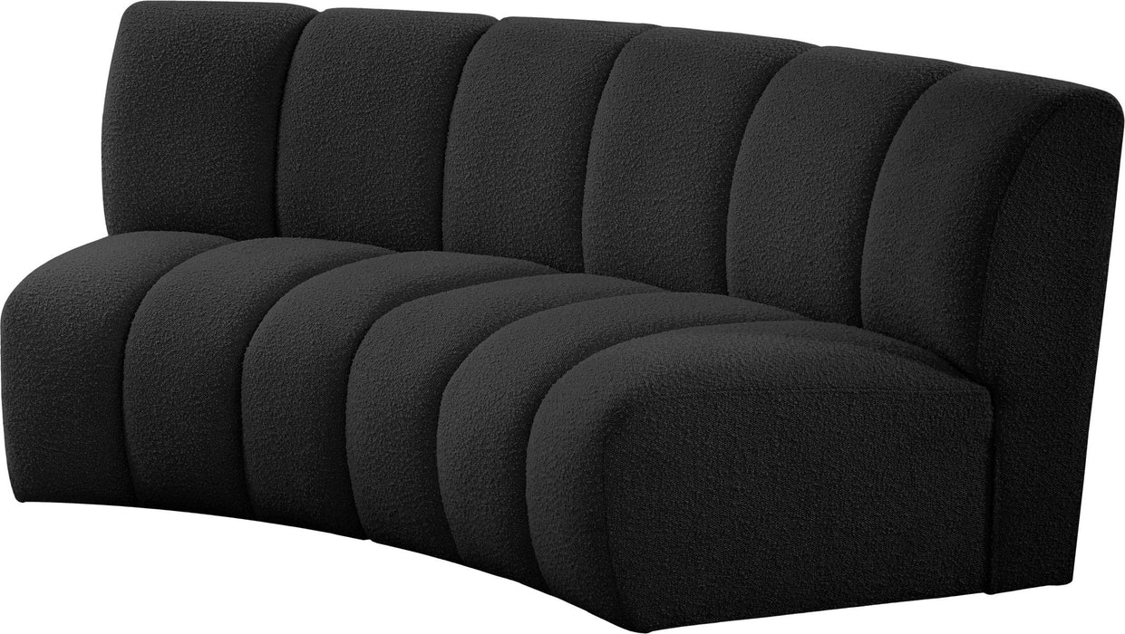 Infinity - 2 Piece Boucle Modular Sectional Meridian Furniture