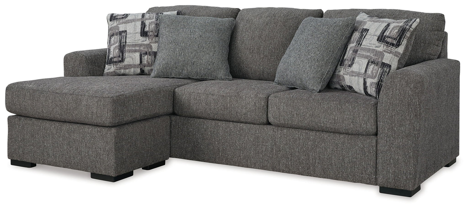 Gardiner - Sofa Chaise - Pewter Signature Design by Ashley®