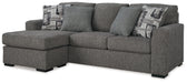 Gardiner - Sofa Chaise - Pewter Signature Design by Ashley®