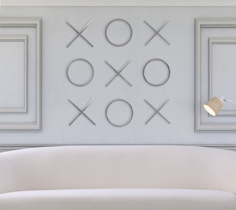 XOXO - Wall Decor - Pearl Silver - Steel