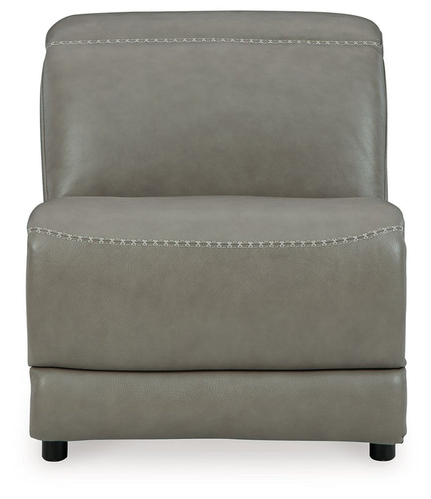 Correze - Armless Chair - Gray Signature Design by Ashley®
