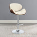 Adjustable Bar Stool With Upholstery - Ivory Furniture Max