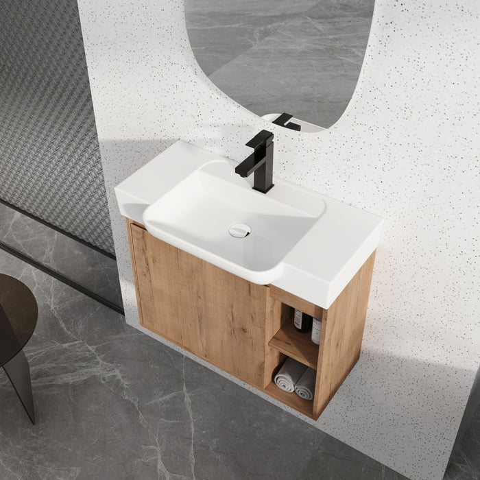 Wall Mounted Bathroom Vanity & Sink & Soft Close Door Home Essentials