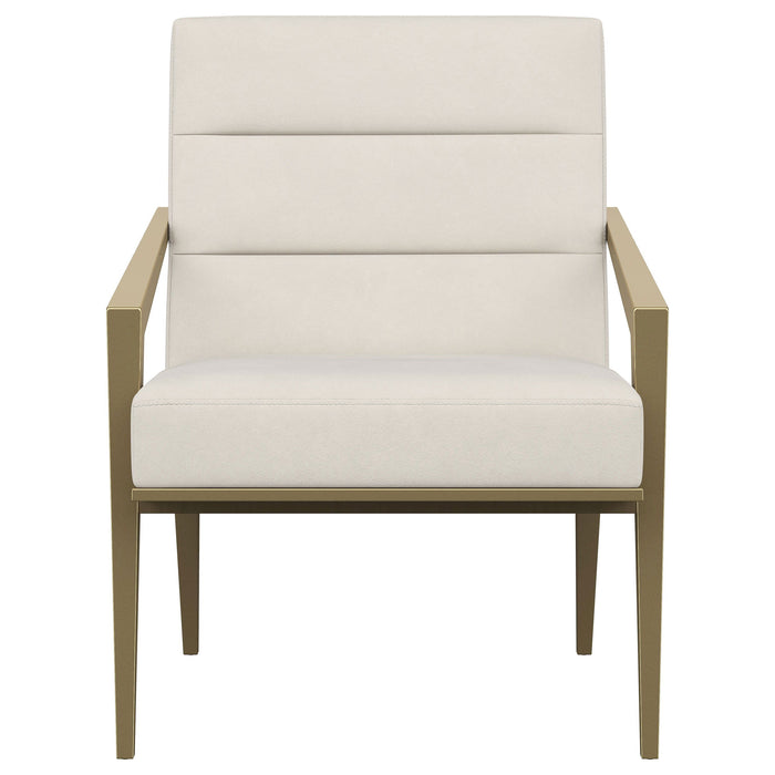 Kirra - Upholstered Metal Arm Accent Chair