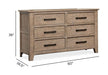 Claremont - Double Drawer Dresser Magnussen Furniture