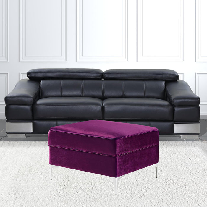 Velvet Storage - Purple / Silver