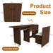 Folding Desk With Mirror And Storage Stol For Bedroom Home Essentials