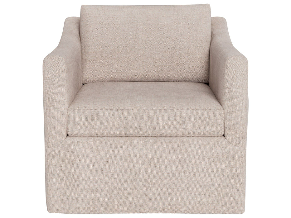 Asher - Slipcover Swivel Chair Outdoor, Special Order - Beige Universal Furniture