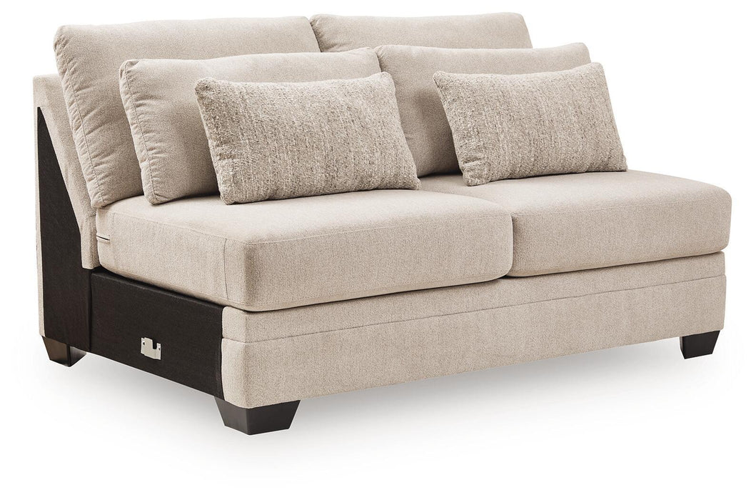 Mandi Point - Armless Loveseat - Marble Benchcraft®