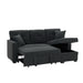Sleeper Sectional With Pull Out Bed, Reversible Chaise Home Essentials