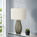 Lighting, Table Lamp, Resin, Contemporary - Gray 8th Street