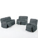 Modern Style Living Room Set, Manual Motion Home Essentials