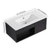 Wall Mounted Floating Bathroom Vanity With Open Shelf & Soft Close Door Home Essentials