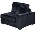 Contemporary Style Chair With Cup Holder Armrest Home Essentials