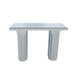 Console Table, Rectangular Entryway Desk For Living Room - Silver Home Essentials