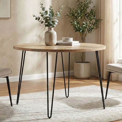 Hunter - Round Dining Table - Natural Simpli-Home
