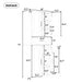 Bathroom Storage Cabinet With Multifunctional Storage Space, Drawer With Slide Rails, Adjustable Shelf Noble House